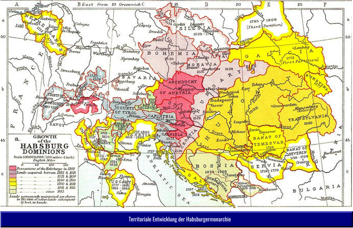 Territoriale Entwicklung der Habsburgermonarchie